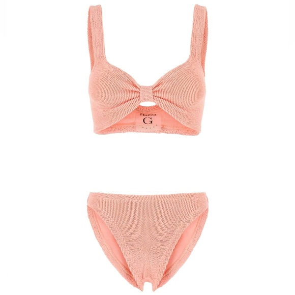 NWT Hunza g bonnie bikini in peach one size - Picture 1 of 9